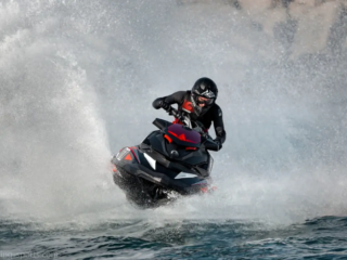 Jet Ski racing is a dynamic water sport where participants ride jet-propelled watercraft through designated courses showcasing their skills and speed