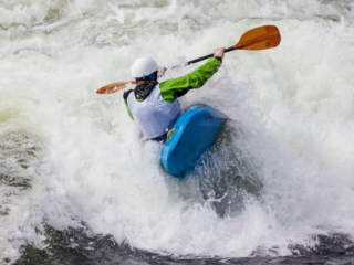 Whitewater kayaking is an exciting and challenging adventure sport that combines adrenaline, skill, and connection with nature