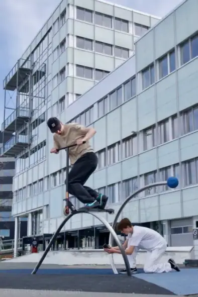 Freestyle Scootering Freestyle scootering, which originated in the early 2000s, is an exciting action sport where riders showcase creativity and skill by performing high-flying stunts, spins, and grinds on specially designed scooters