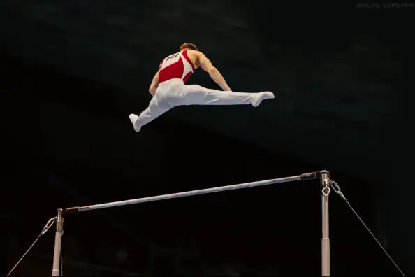 Men's Gymnastics High Bar The Olympic sport of men's gymnastics high bar has its roots in 19th-century European gymnastics and became an official Olympic event in 1896, evolving into a thrilling showcase of aerial skill and artistic athleticism