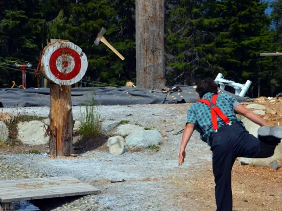 Axe Throwing Axe throwing, rooted in ancient hunting, requires precise hand-eye coordination, consistent technique, controlled strength, and focused mental discipline to land clean, accurate throws